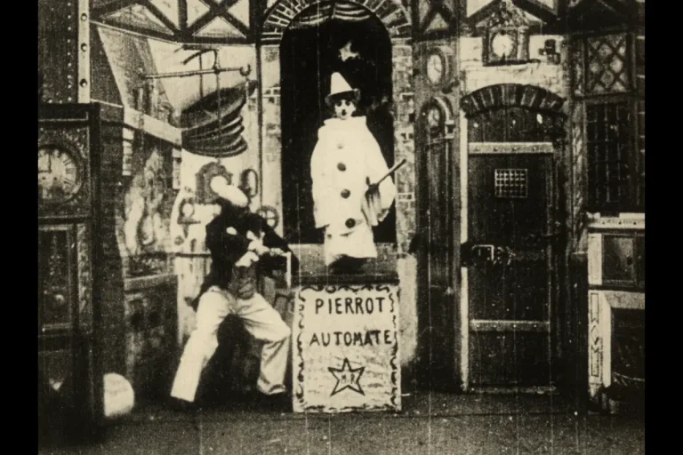Szene aus Georges Méliès’ Film „Gugusse et l’Automate“ von 1897